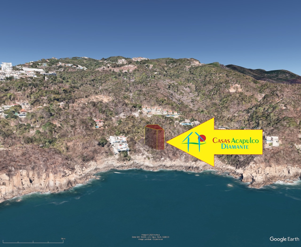Terreno Brisas del Marqués Manzana E Lote 30 - Ubicación satelital y entorno 1